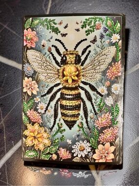 Colorful Hand Crafted Bejeweled Diamond Art Notebook